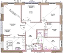 Grundriss - Moderne und Neuwertige 3-Zimmerwohnung in Rastede – Nachhaltig & Komfortabel