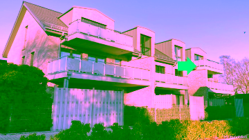 Herrliche Dachgeschosswohnung in KFW 40 Bauweise mit großem Balkon, 26180 Rastede/ Wahnbek, Dachgeschosswohnung